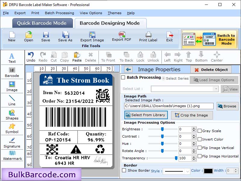 Professional Bulk Barcode Software Windows 11 download